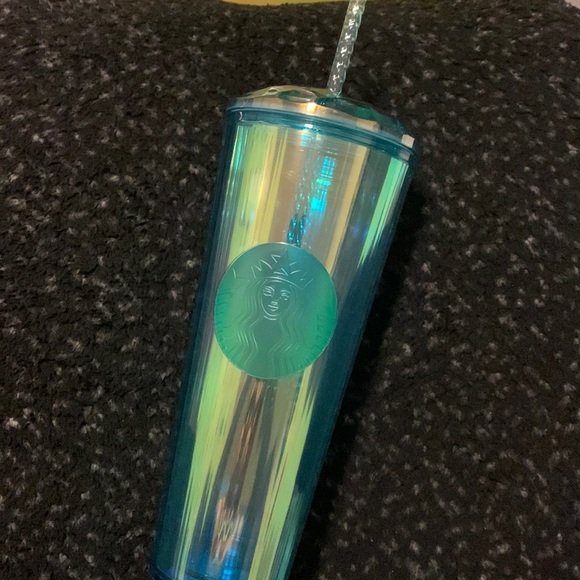 Starbucks Other - Blue glow dome Starbucks tumbler